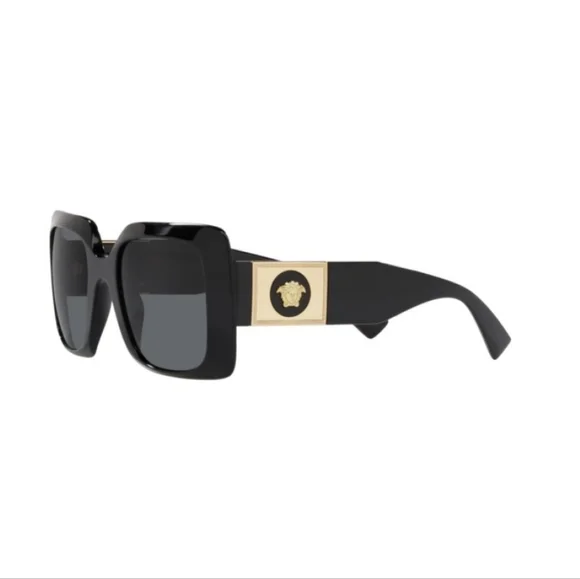 NEW VERSACE VE4405 GB1/87 BLACK WOMEN OVERSIZED SUNGLASSES MOD 4405 EYEWEAR NEW VERSACE VE4405 GB1/87 BLACK WOMEN OVERSIZED SUNGLASSES  main image 4